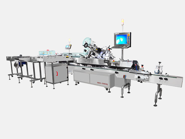 立進臥貼入（rù）托係統智能貼標機